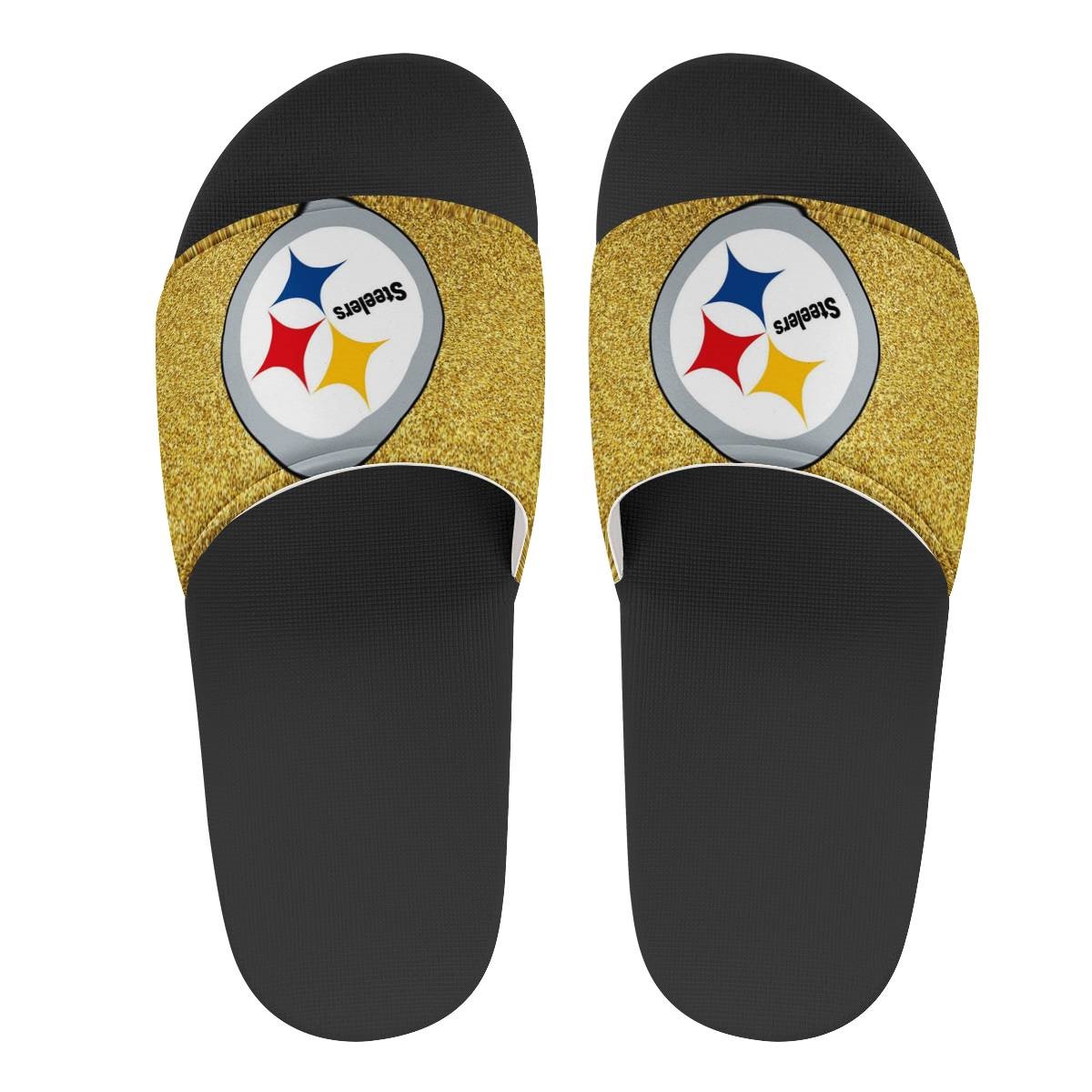 Men's Pittsburgh Steelers Flip Flops 003